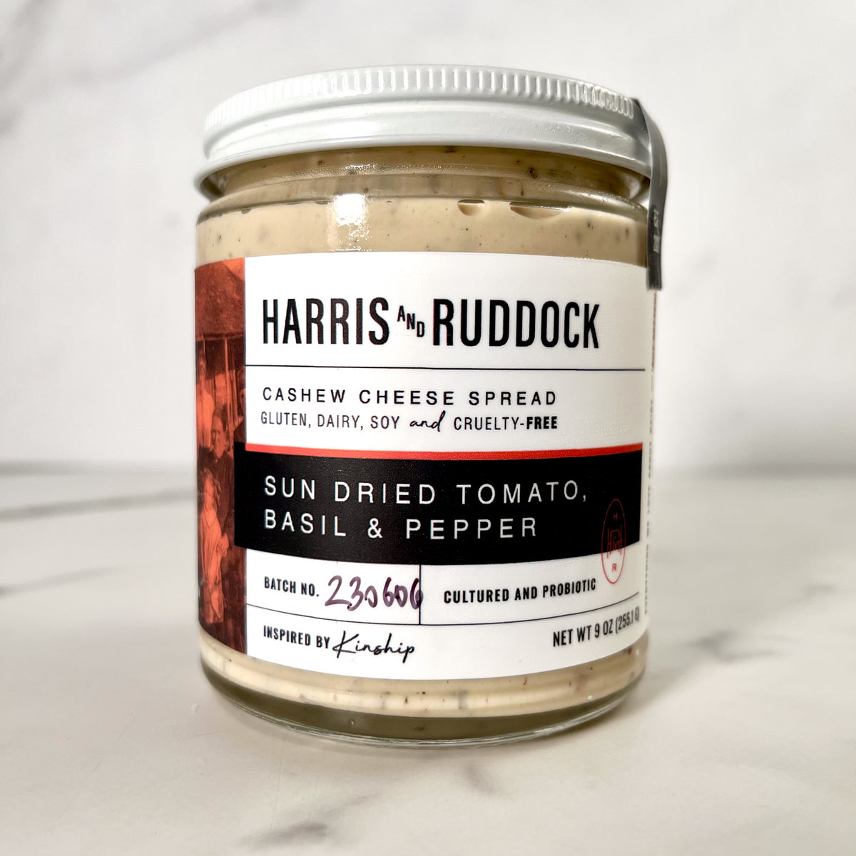 Sundried Tomato Basil & Pepper Cashew Cheese Spread